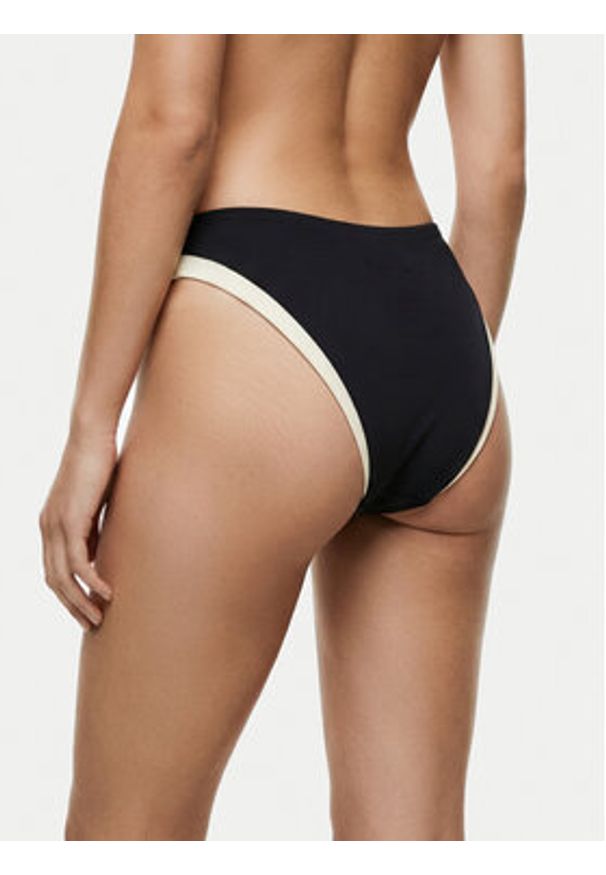 Karl Lagerfeld - KARL LAGERFELD Dół od bikini B2W46023 Czarny. Kolor: czarny. Materiał: syntetyk