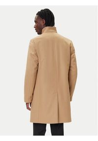 Hugo - HUGO Płaszcz wełniany Mintrax2541 50546551 Beżowy Regular Fit. Kolor: beżowy. Materiał: wełna #4