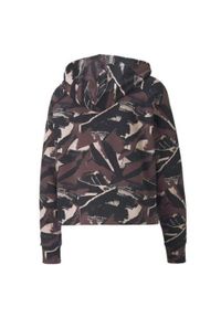 Puma - Damska Bluza Sportowa Z Nowoczesnym Nadrukiem Na Całej Powierzchni. Kolor: fioletowy. Wzór: nadruk #2