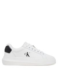 Calvin Klein Jeans Sneakersy Chunky Cupsole Ru Patch Lth Wn YW0YW01846 Biały. Kolor: biały. Materiał: skóra #1