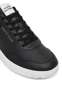 TOMMY HILFIGER - Tommy Hilfiger Sneakersy Basket Core Lite Lth FM0FM05868 Czarny. Kolor: czarny. Materiał: skóra #5