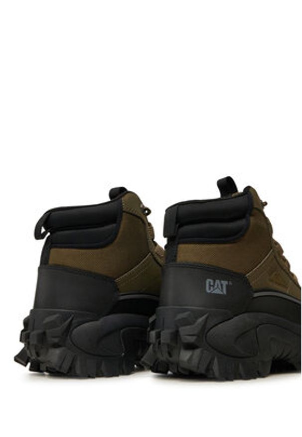 CAT Footwear Sneakersy Intruder Galosh 2.0 Wp P111622 Zielony. Kolor: zielony. Materiał: skóra