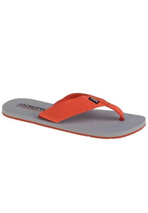 Japonki męskie Helly Hansen Seasand Hp 2 Flip-flops M. Zapięcie: bez zapięcia. Kolor: żółty, pomarańczowy, wielokolorowy, szary. Materiał: materiał, tkanina. Szerokość cholewki: normalna. Sport: turystyka piesza