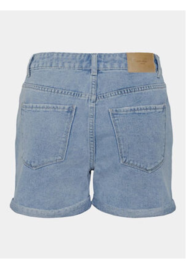 Vero Moda Szorty jeansowe Zuri 10279493 Niebieski Regular Fit. Kolor: niebieski. Materiał: jeans, bawełna