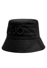 Liu Jo Kapelusz Cloche Con Logo Bucket 2A4030 T0300 Czarny. Kolor: czarny. Materiał: materiał