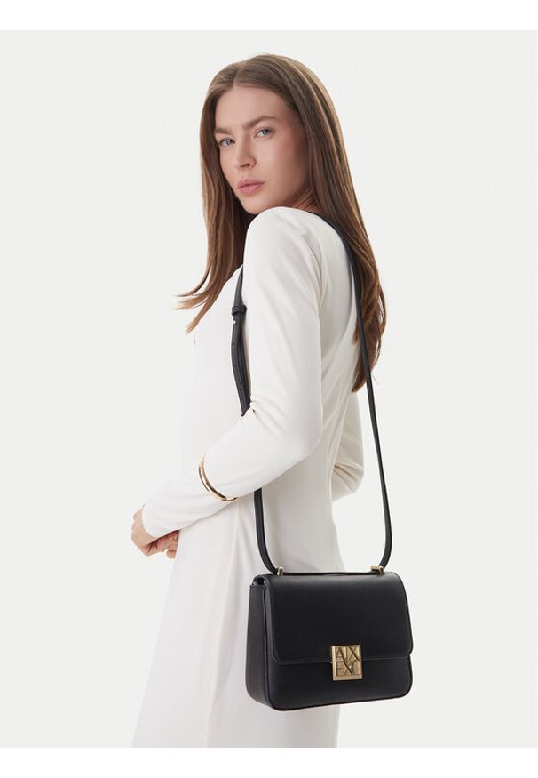 Armani Exchange Torebka XW002169 AF19895 UC001 Czarny. Kolor: czarny. Materiał: skórzane