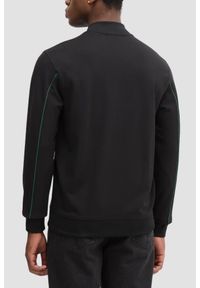 Guess - GUESS Czarna bluza męska rozpinana Truck Interlock, Rozmiar M. Kolor: czarny. Materiał: wiskoza #4