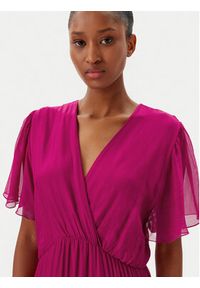 Haveone Sukienka letnia AFF-N006 Różowy Loose Fit. Kolor: różowy. Materiał: wiskoza. Sezon: lato