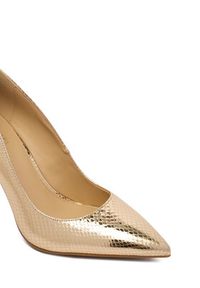 MICHAEL Michael Kors Szpilki Alina Flex High Pump 40R4HNHP1M Złoty. Kolor: złoty. Materiał: skóra. Obcas: na szpilce #4