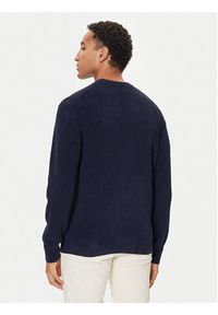 BOSS Sweter P-Horso 50549989 Granatowy Regular Fit. Kolor: niebieski. Materiał: syntetyk