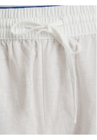 Tommy Jeans Spodnie materiałowe DW0DW22285 Biały Loose Fit. Kolor: biały. Materiał: len #3