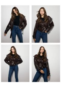 Reserved - Jeansy slim fit z przetarciami - granatowy. Kolor: niebieski