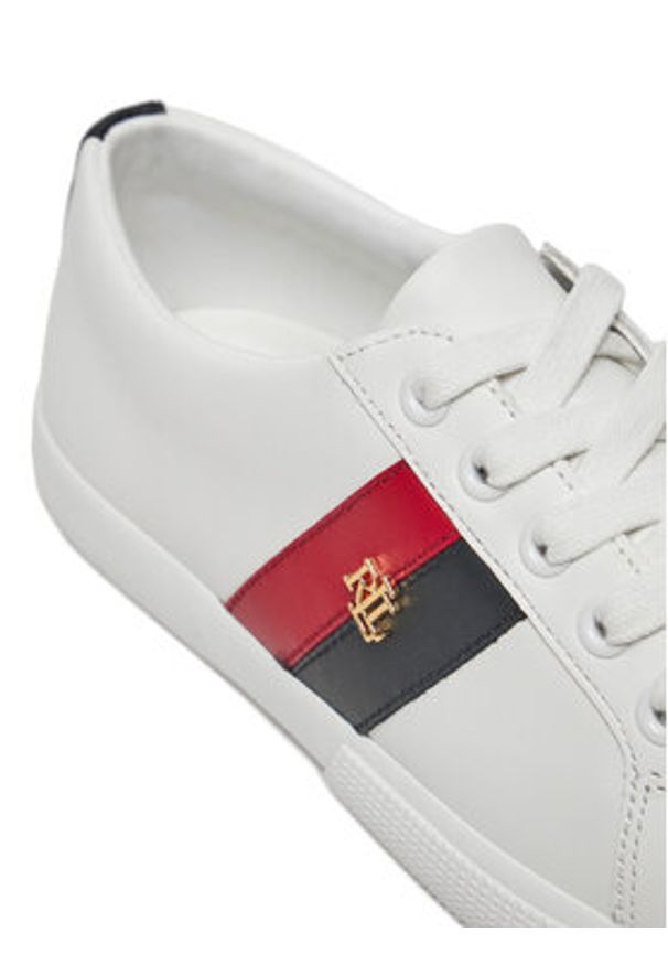 Lauren Ralph Lauren - LAUREN RALPH LAUREN Sneakersy Janson II 802925365006 Biały. Kolor: biały. Materiał: skóra