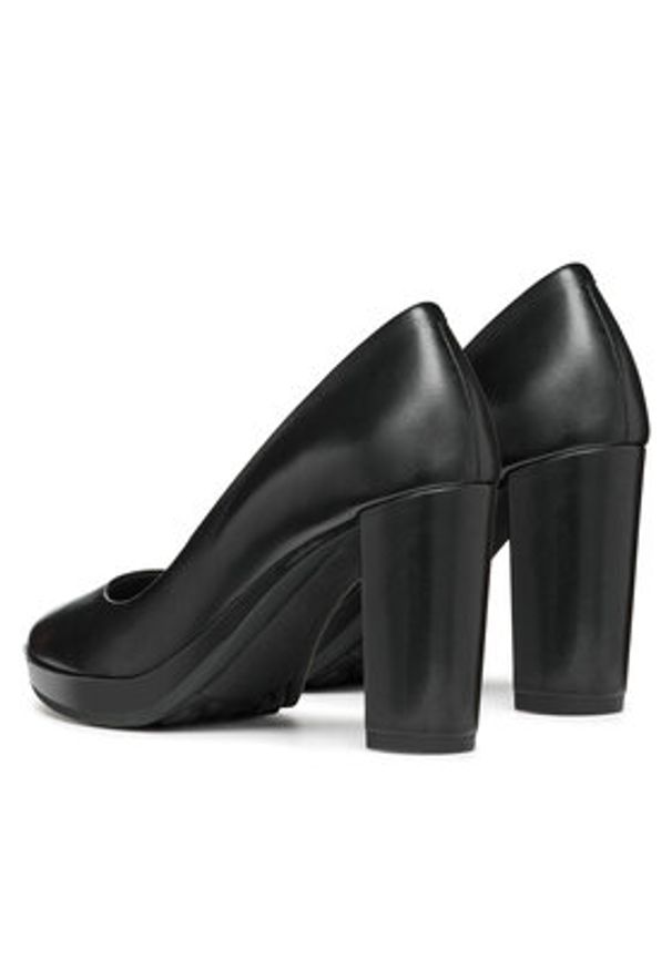 Geox Czółenka D Walk Pleasure 85 D35TFA 000Y3 C9999 Czarny. Kolor: czarny. Materiał: zamsz, skóra