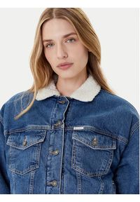 Guess Jeans Kurtka jeansowa W4BN64 D5CC3 Niebieski Regular Fit. Kolor: niebieski. Materiał: bawełna #6