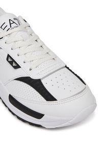 EA7 Emporio Armani Sneakersy X8X241 XK435 C695 Biały. Kolor: biały. Materiał: skóra #4