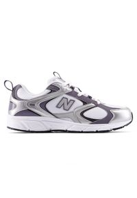 Buty unisex New Balance U4086LR – białe. Kolor: biały. Materiał: materiał, syntetyk. Szerokość cholewki: normalna. Sezon: lato. Sport: turystyka piesza #1