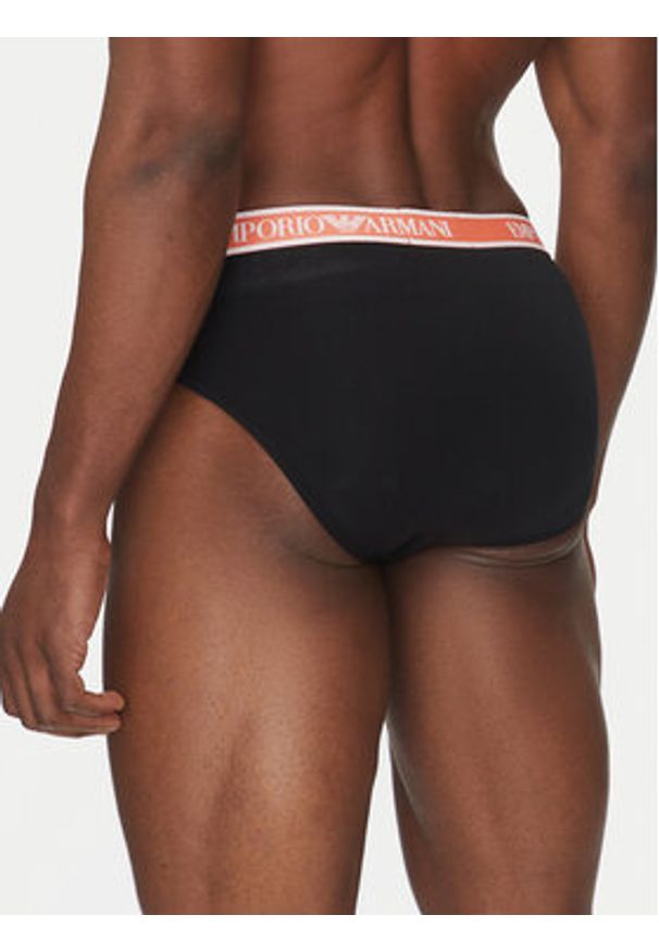 Emporio Armani Underwear Komplet 3 par slipów EM000258 AF10779 MC061 Czarny. Kolor: czarny. Materiał: bawełna