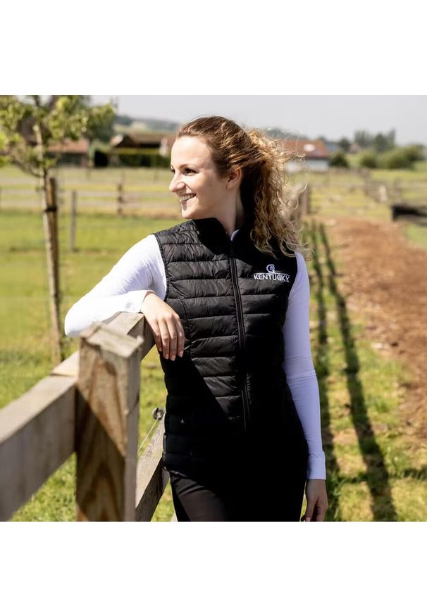 KENTUCKY HORSEWEAR - Damska kurtka puchowa Kentucky Horsewear. Kolor: czarny. Materiał: puch