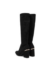 DeeZee Kozaki CF221208 Czarny. Kolor: czarny. Materiał: materiał