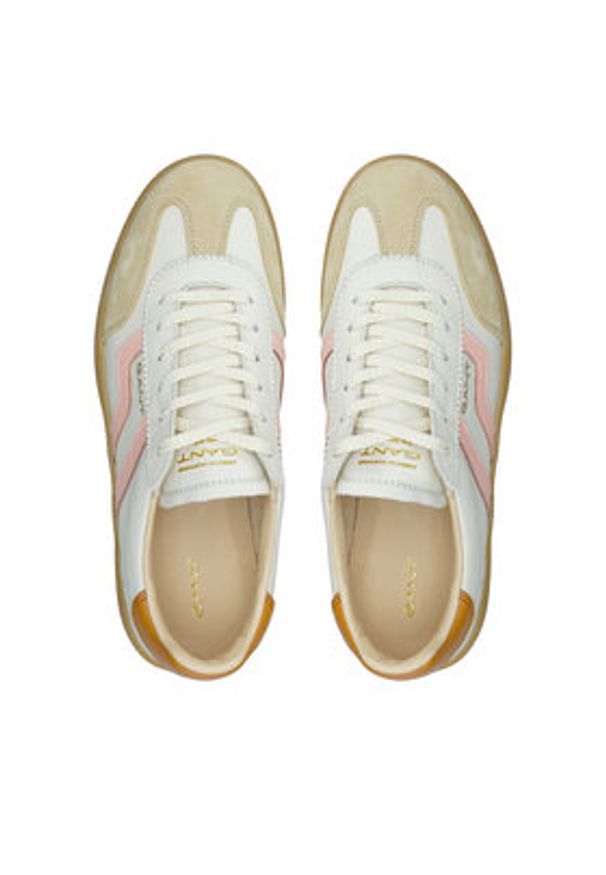 GANT - Gant Sneakersy 32531247 Écru. Kolor: kremowy. Materiał: skóra