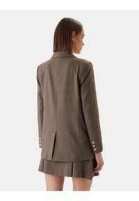 Morgan Marynarka 261-VEN.F Brązowy Regular Fit. Kolor: brązowy. Materiał: wiskoza, syntetyk #3