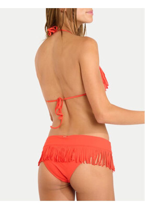 Banana Moon Góra od bikini Cowo Fringes LSE62 Pomarańczowy. Kolor: pomarańczowy. Materiał: syntetyk