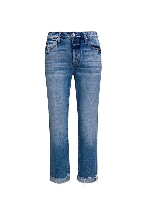 Mother - Jeansy MOTHER THE SCRAPPER CUFF ANKLE FRAY. Materiał: jeans. Sezon: lato. Styl: retro
