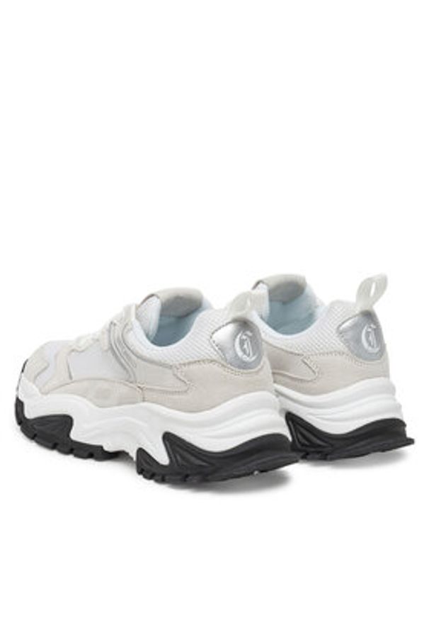 Just Cavalli Sneakersy 78RA3SC5 ZSC33 Biały. Kolor: biały. Materiał: materiał