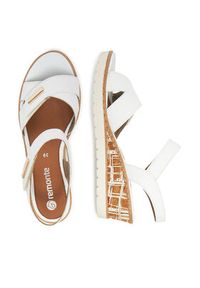 Remonte Sandały CEO-R6266-80 Biały. Kolor: biały. Materiał: skóra #4