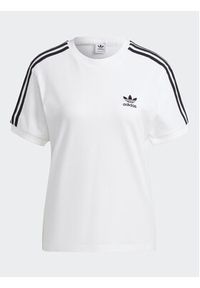 Adidas - adidas T-Shirt Adicolor Classics 3-Stripes T-Shirt IB7410 Biały Regular Fit. Kolor: biały. Materiał: bawełna #4