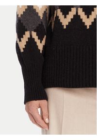 Barbour Sweter Cecelia LKN1676MI11 Czarny Relaxed Fit. Kolor: czarny. Materiał: bawełna #4
