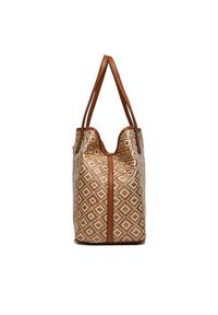 Guess Torebka Vikky HWWR93 18290 Beżowy. Kolor: beżowy. Materiał: skórzane