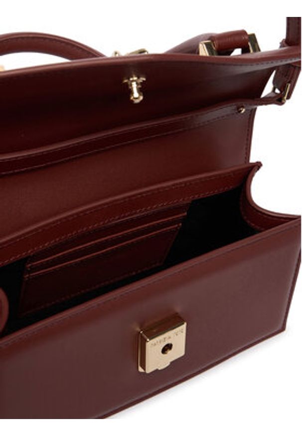 Patrizia Pepe Torebka 8B0111/L061-B861 Brązowy. Kolor: brązowy. Materiał: skórzane