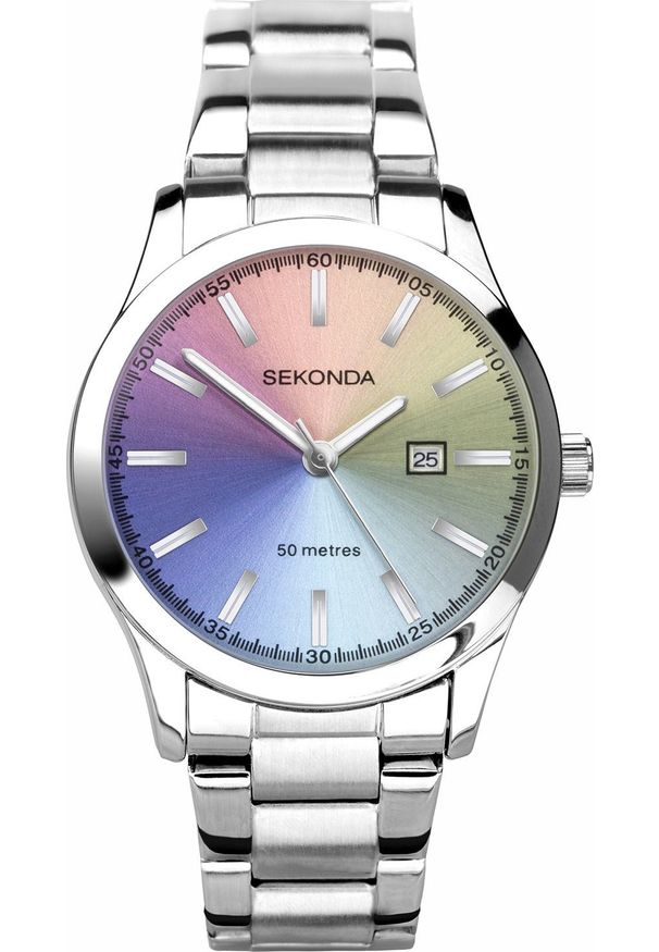 Zegarek Sekonda Zegarek damski Sekonda 40534 srebrny. Kolor: srebrny