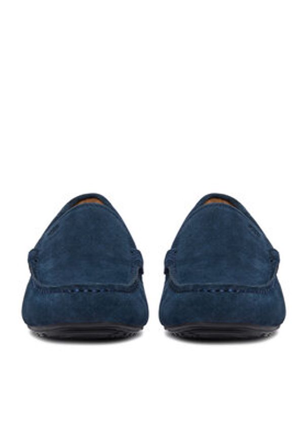 Gino Rossi - GINO ROSSI Mokasyny CEO-LUIGI-01 125AM Granatowy. Kolor: niebieski. Materiał: zamsz, skóra