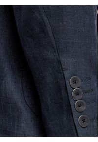 JOOP! Marynarka Hoverest 30041961 Granatowy Slim Fit. Kolor: niebieski. Materiał: len #7