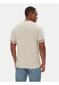 BOSS T-Shirt 50537846 Beżowy Regular Fit. Kolor: beżowy. Materiał: bawełna #4