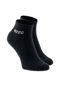 Hi-tec - Skarpetki Unisex Dla Dorosłych Z Logo Quarro (zestaw 3 Sztuk). Kolor: czarny. Sport: turystyka piesza