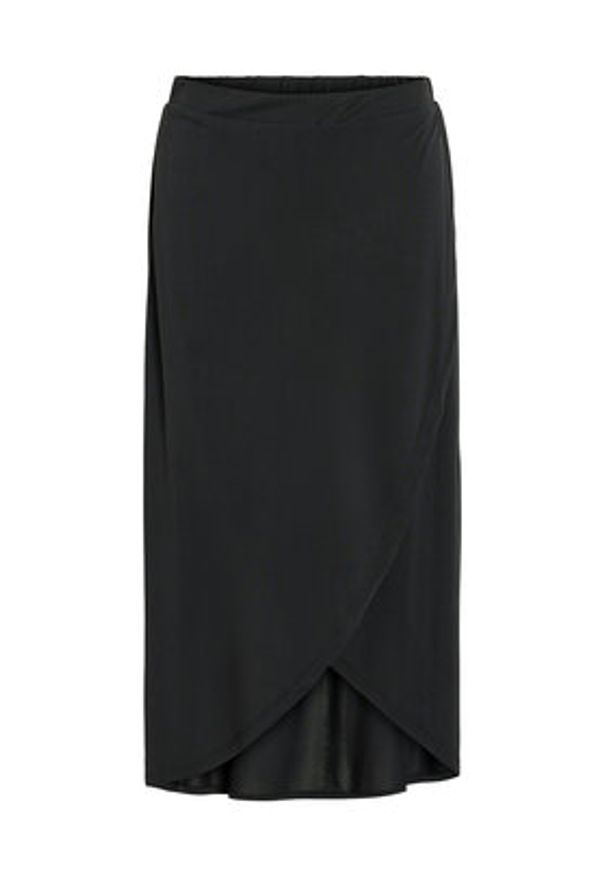 Vila Spódnica maxi Modala 14101691 Czarny Regular Fit. Kolor: czarny. Materiał: syntetyk