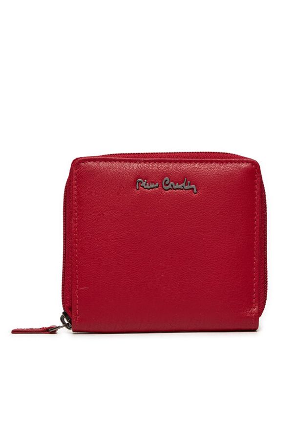 Pierre Cardin Mały Portfel Damski TILAK92 MK01 Czerwony. Kolor: czerwony. Materiał: skóra