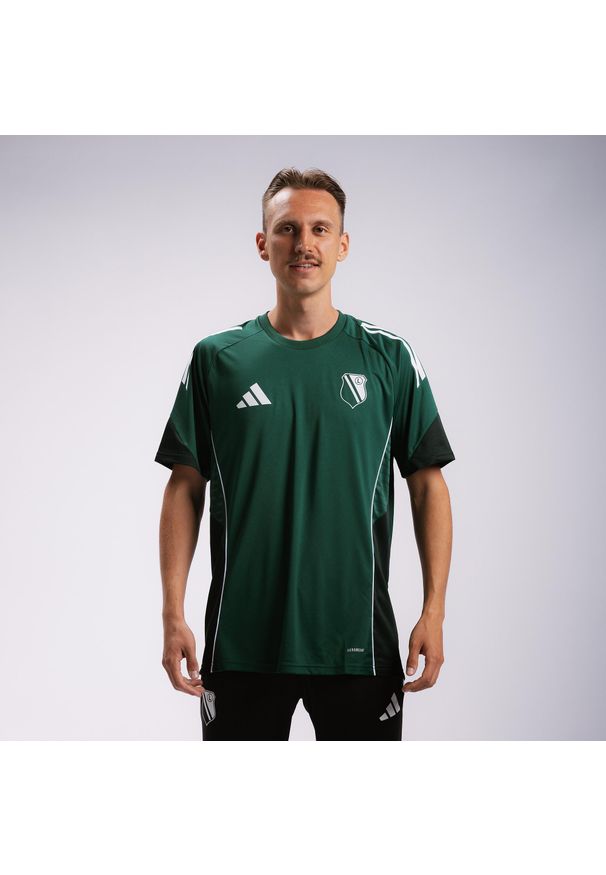 Adidas - Koszulka Tiro 25 Competition Training - Legia. Materiał: prążkowany. Sport: piłka nożna