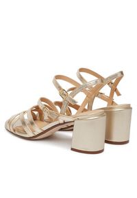 Clarks Sandały Ezoria Strap 26185896 Złoty. Kolor: złoty. Materiał: skóra #6