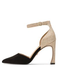 Nine West Czółenka ATIYA JF2186-1 Czarny. Kolor: czarny. Materiał: materiał #7