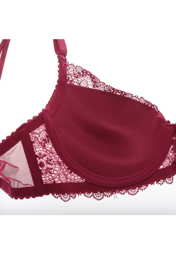 Intica - Koronkowy komplet bielizny z figami Pratibha. Kolor: czarny. Materiał: koronka. Wzór: koronka