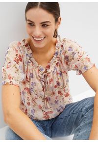 bonprix - Bluzka tunikowa. Kolor: różowy #3