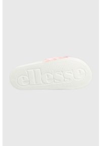 Ellesse klapki damskie kolor różowy. Kolor: różowy. Materiał: materiał. Obcas: na obcasie. Wysokość obcasa: niski #2