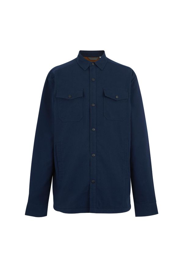 Regatta - Męska Kurtka Koszulowa Spennith Plain Shirt Jacket. Kolor: niebieski, wielokolorowy, zielony. Sport: turystyka piesza