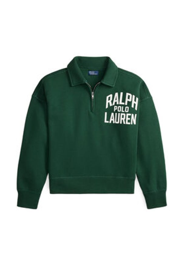 Polo Ralph Lauren Bluza 211971753003 Zielony Relaxed Fit. Typ kołnierza: polo. Kolor: zielony. Materiał: bawełna