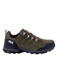 Buty trekkingowe Jack Wolfskin Refugio Texapore Low. Kolor: szary, zielony, wielokolorowy. Sport: turystyka piesza
